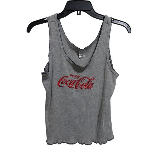 Coca Cola Y2K Tank Top Lettuce Hem XXL - Picture 1 of 3